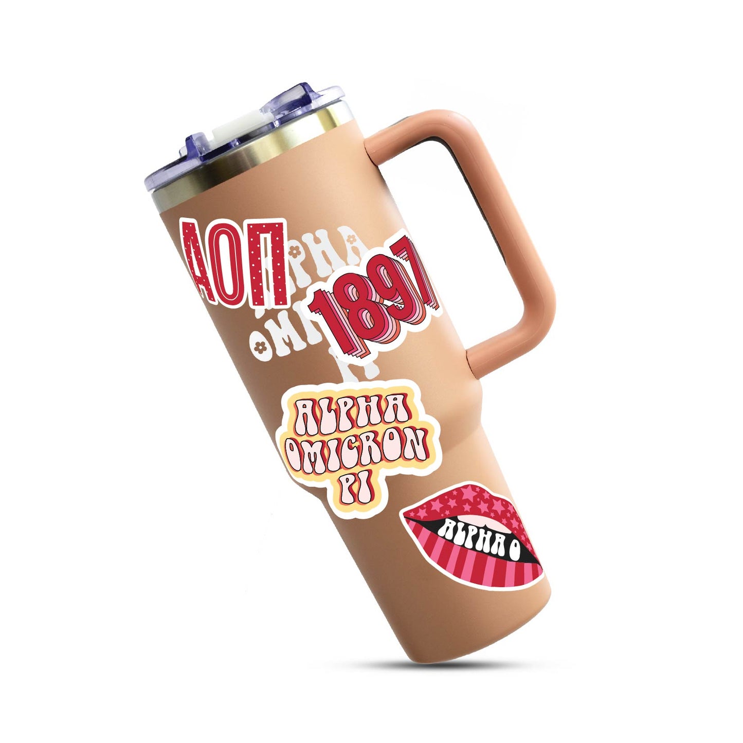 Alpha Omicron Pi Girl Power Sticker Sheet