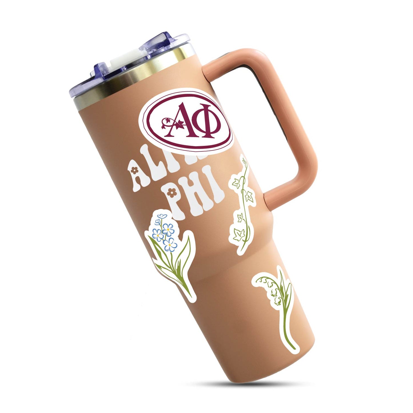 Alpha Phi Sorority Sticker Sheet- Brand Focus