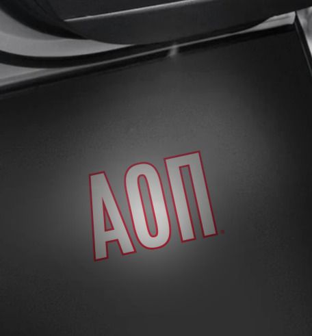 Alpha Omicron Pi Car Door LED Projector Lights-2 pk