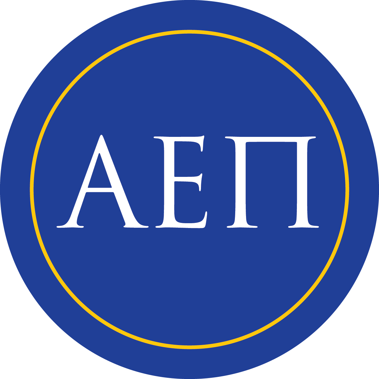 Alpha Epsilon Pi Fraternity Car Decal Sticker- Full Color Circle Logo