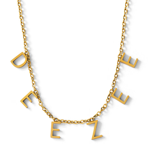 Delta Zeta Name Necklace