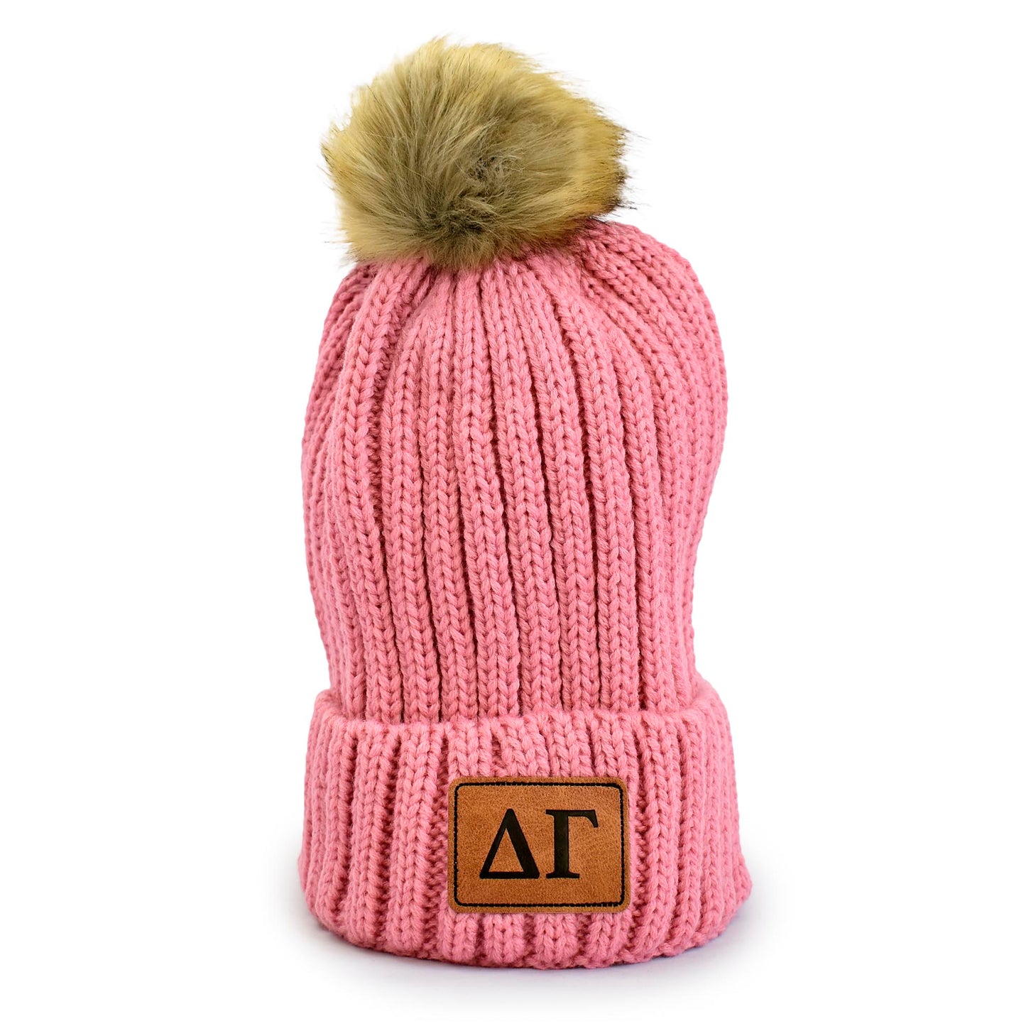 Delta Gamma Pom Pom Beanie Hat