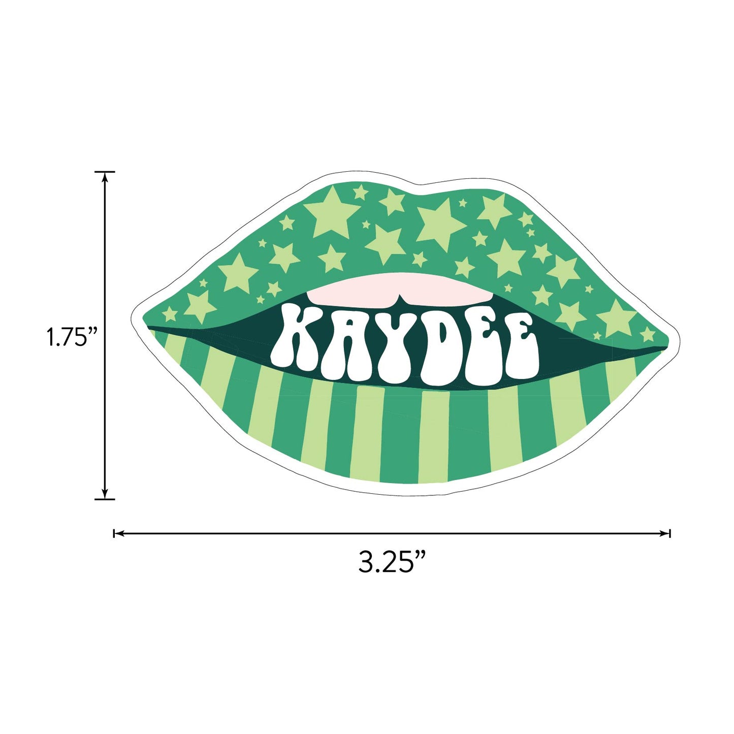 Kappa Delta Girl Power Sticker Sheet