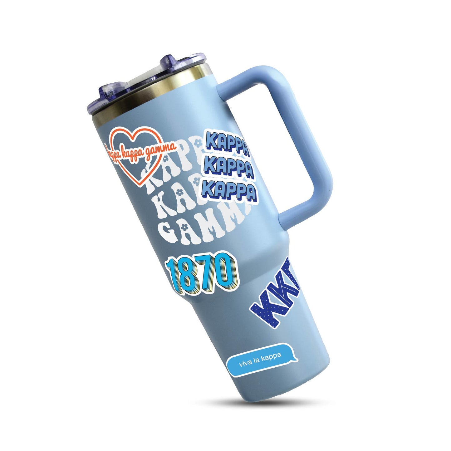 Kappa Kappa Gamma Girl Power Sticker Sheet