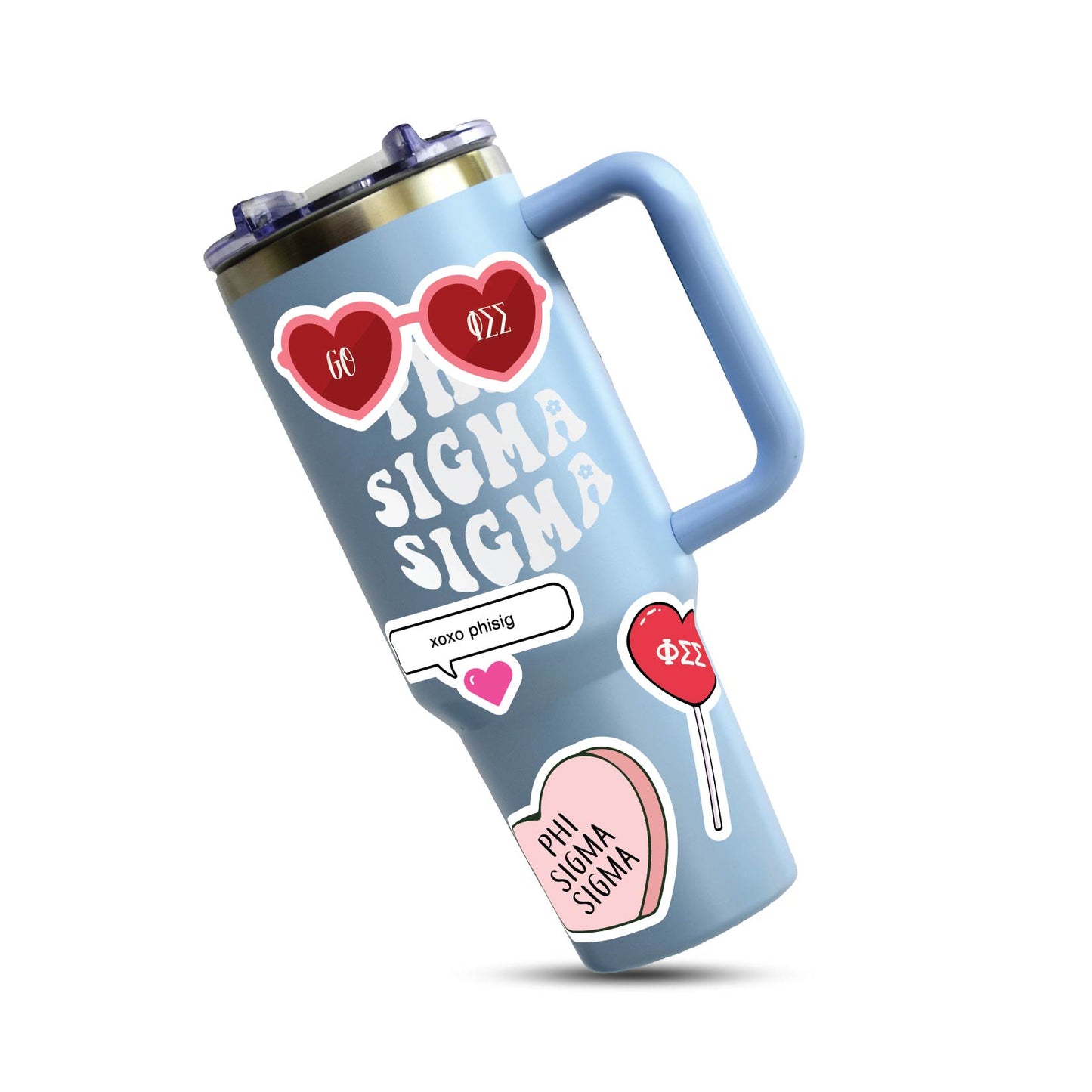 Phi Sigma Sigma- Sticker Sheet- Love Theme