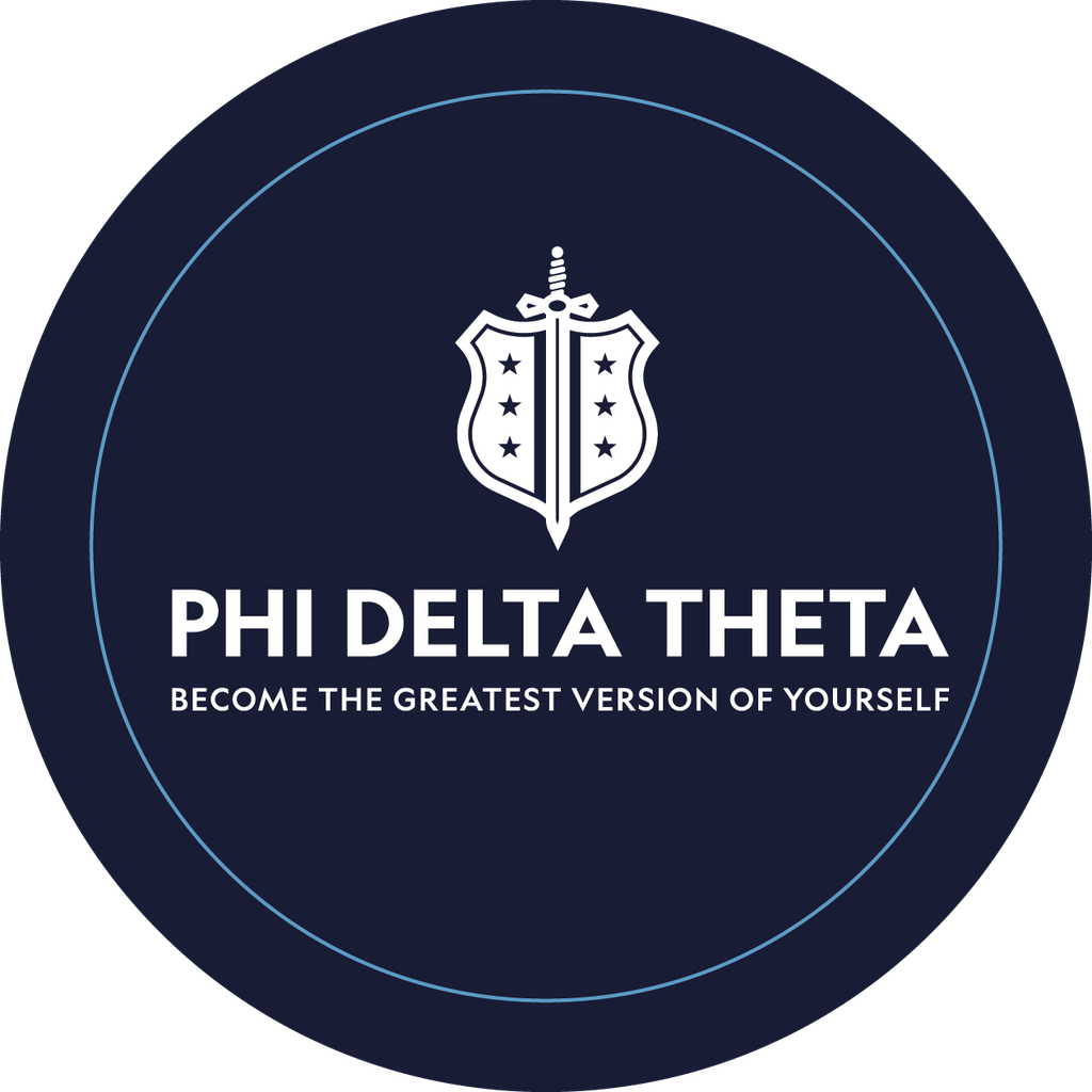 Phi Delta Theta Fraternity Car Decal Sticker- Full Color Circle Logo