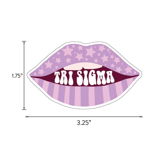 Sigma Sigma Sigma Girl Power Sticker Sheet