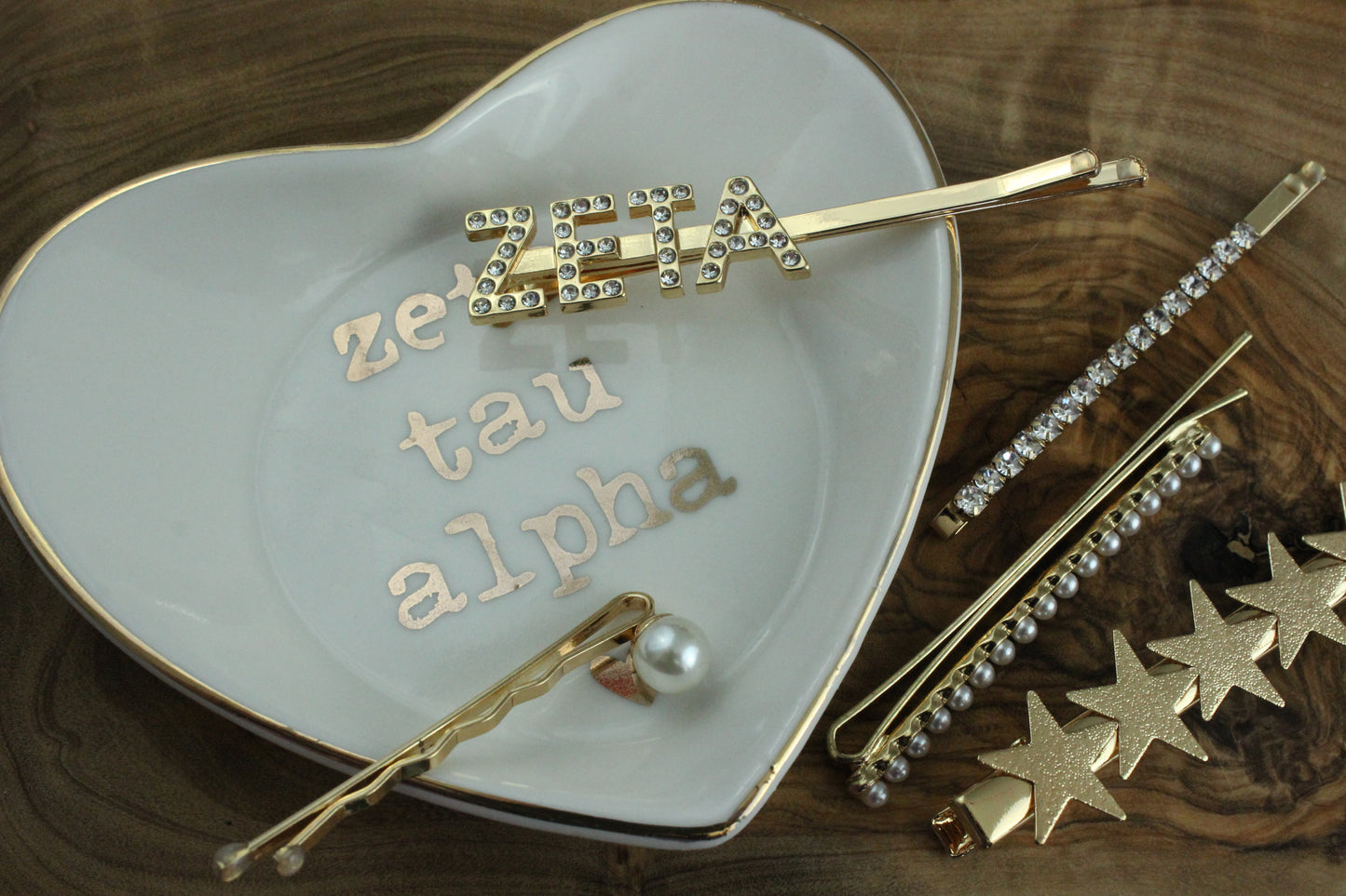 Zeta Tau Alpha Ceramic Ring Dish