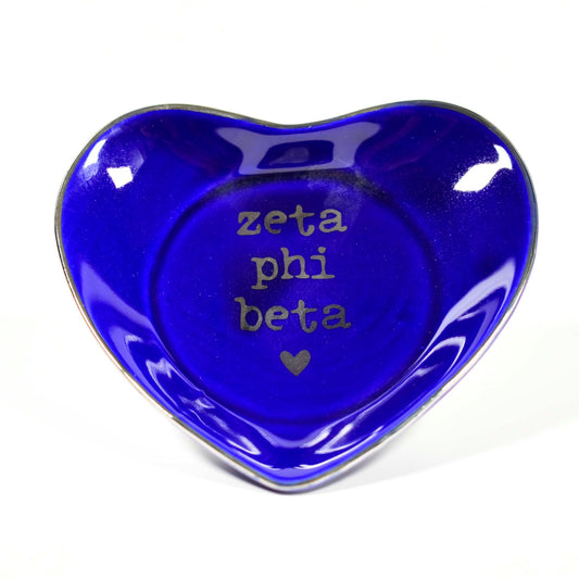 Zeta Phi Beta Ceramic Ring Dish