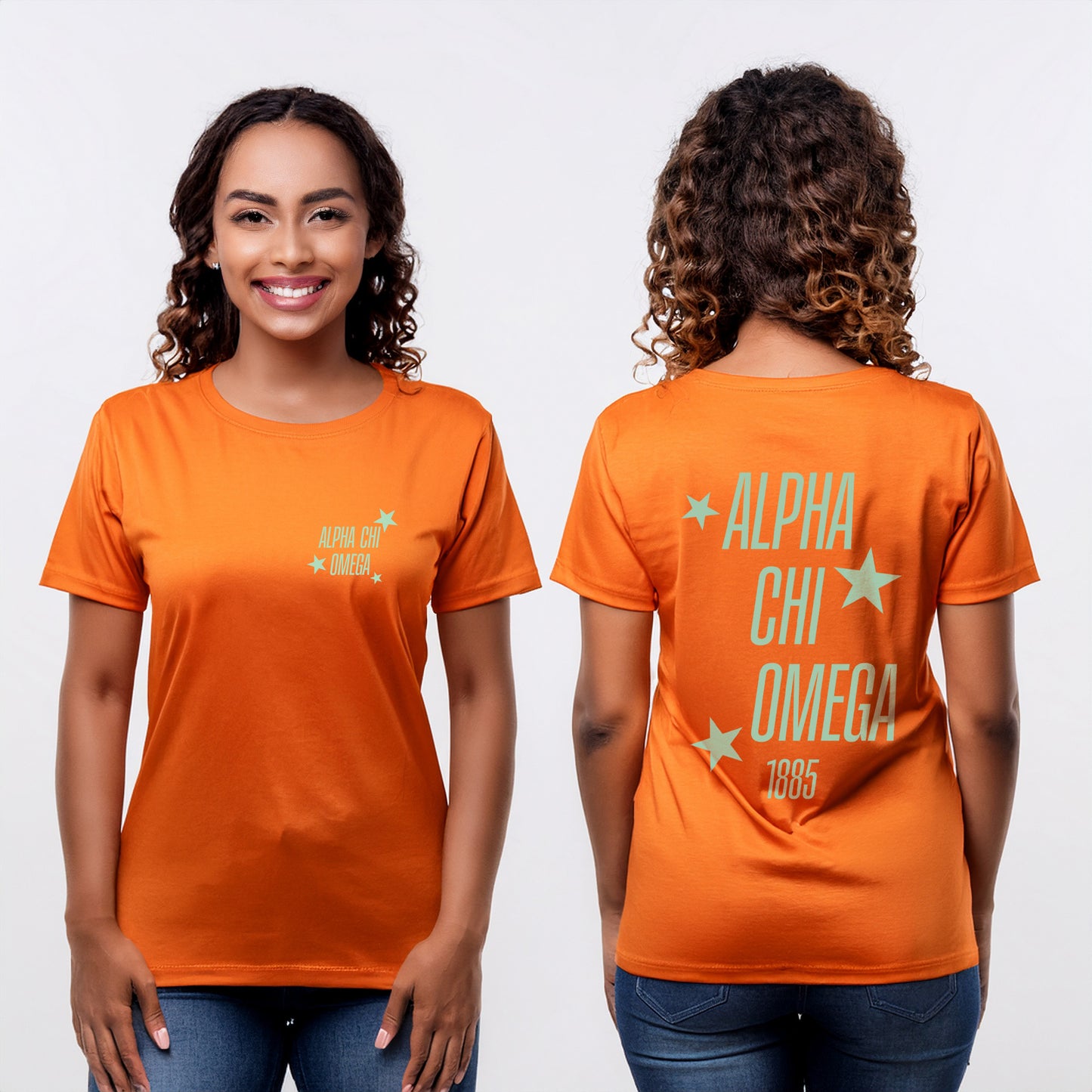 Alpha Chi Omega T-Shirt- The Swifties Showgirl Design