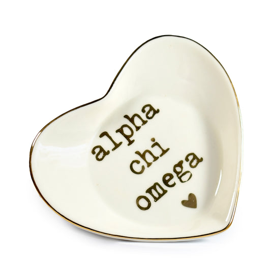 Alpha Chi Omega Ceramic Ring Dish