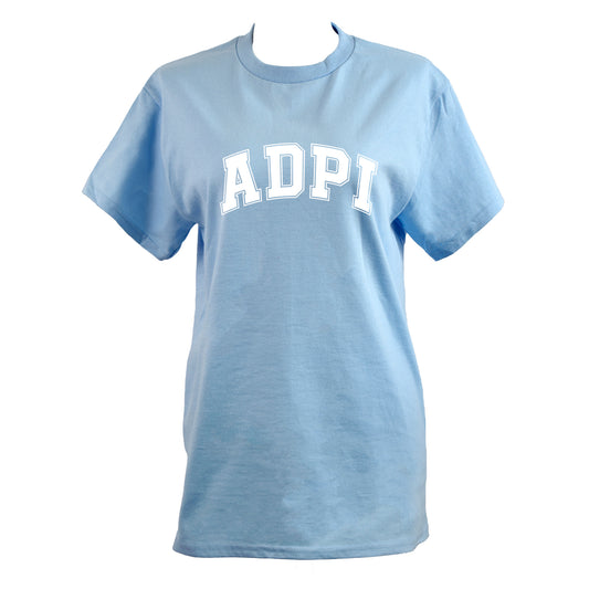 Alpha Delta Pi Sorority T-Shirt- Varsity Design