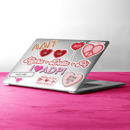 Alpha Delta Pi - Sticker Sheet- Love Theme