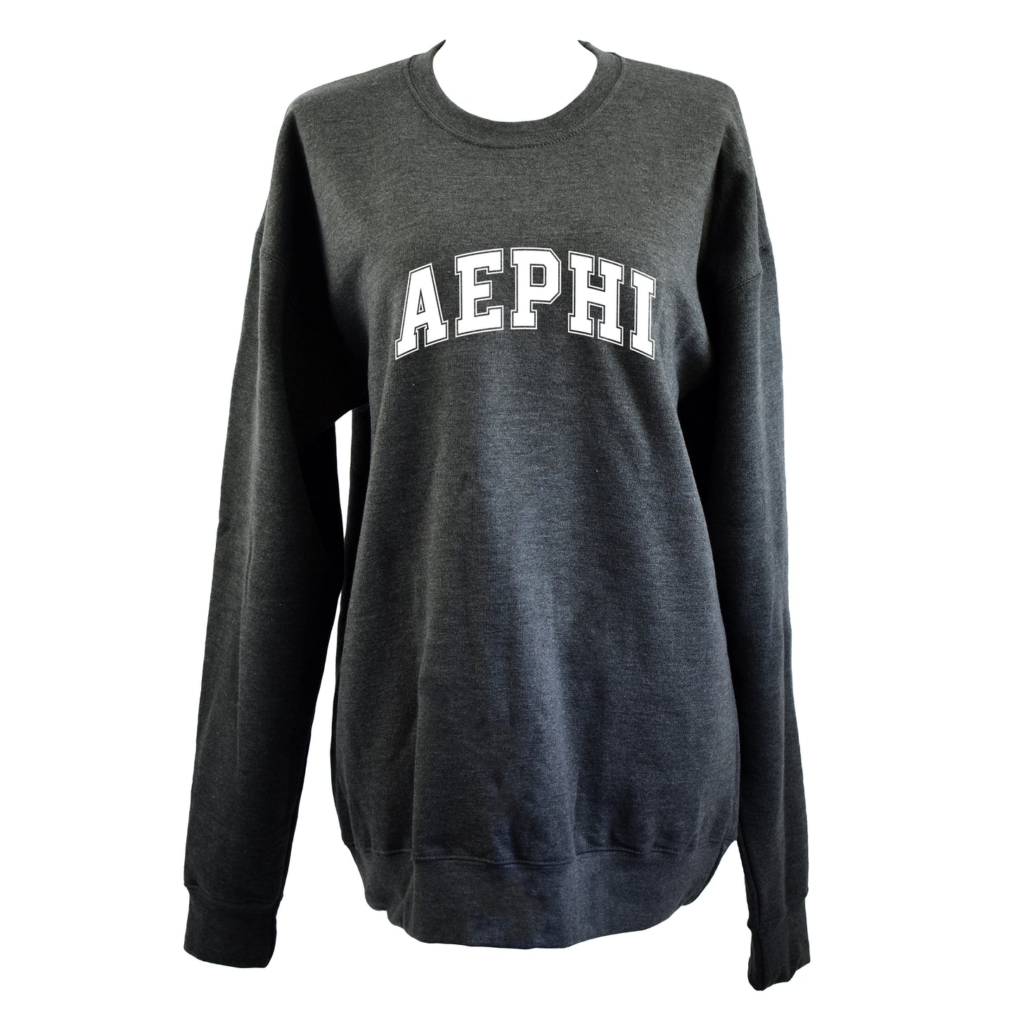 Alpha Epsilon Phi Sweatshirt- Crewneck Varsity Letters Design