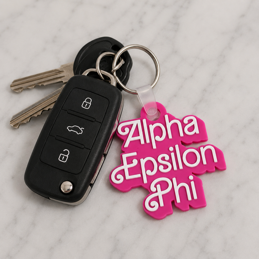 Alpha Epsilon Phi Retro Dolly Keychain
