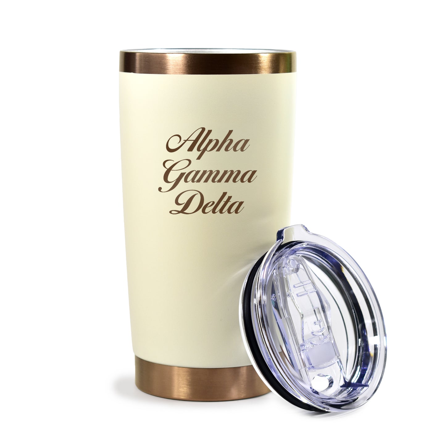 Alpha Gamma Delta 20 oz. Insulated Tumbler with Sorority Name