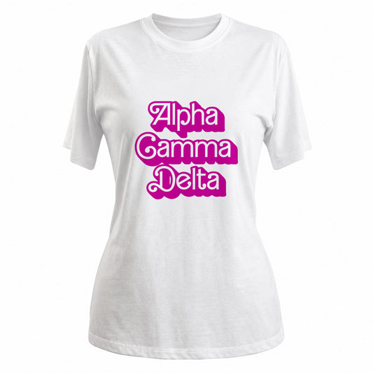Alpha Gamma Delta Retro Dolly Relaxed Fit T-Shirt