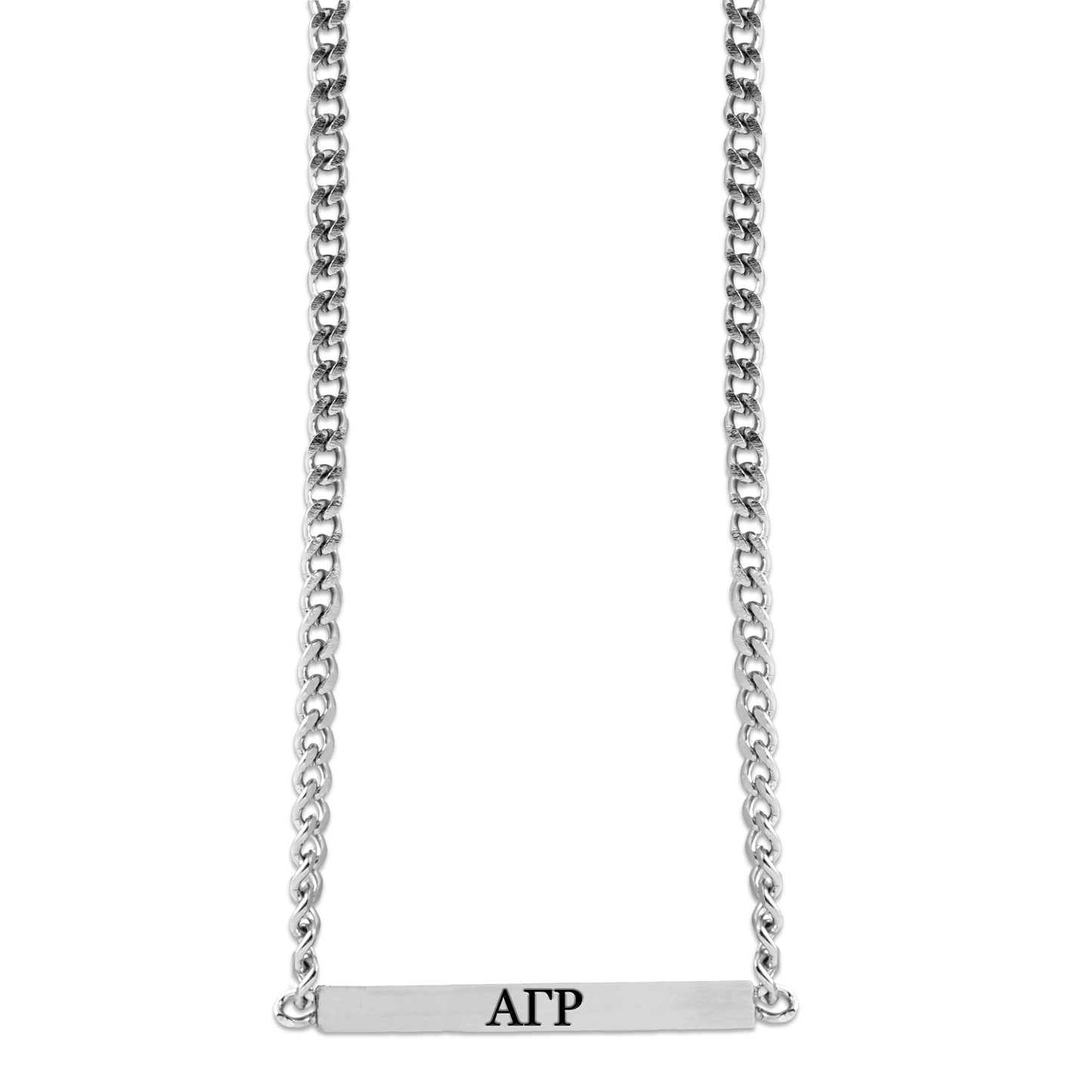Alpha Gamma Rho Fraternity Necklace- Greek Letters Pendant