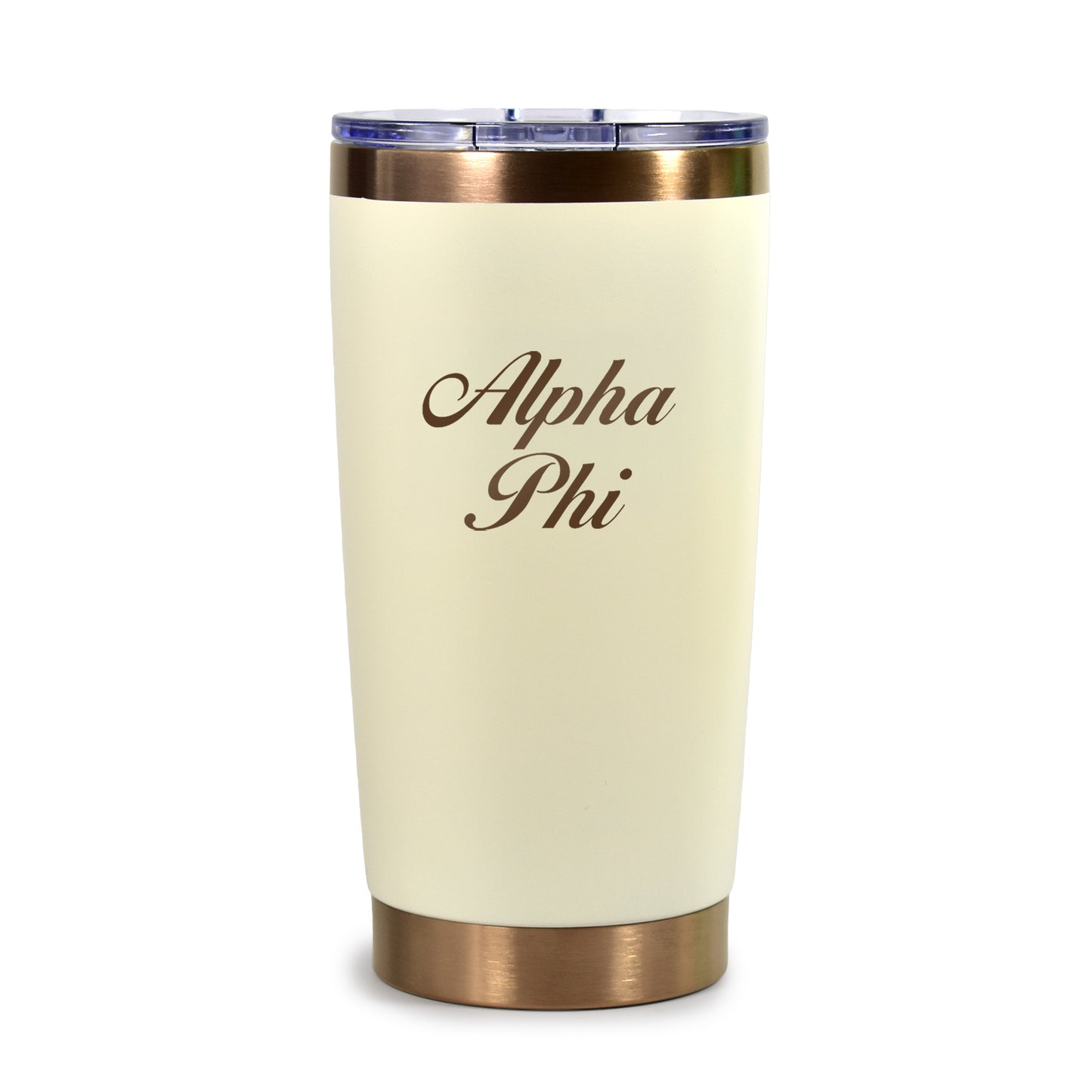Alpha Phi 20 oz. Insulated Tumbler with Sorority Name