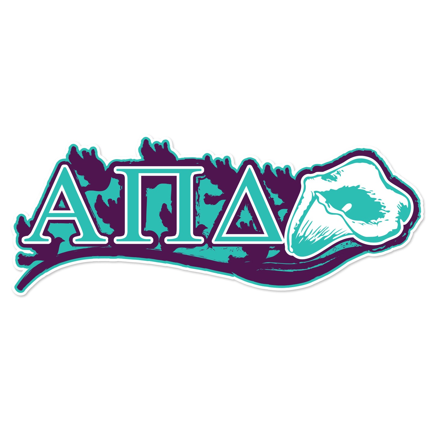 Alpha Pi Delta Laptop Jumbo Sticker/Decal