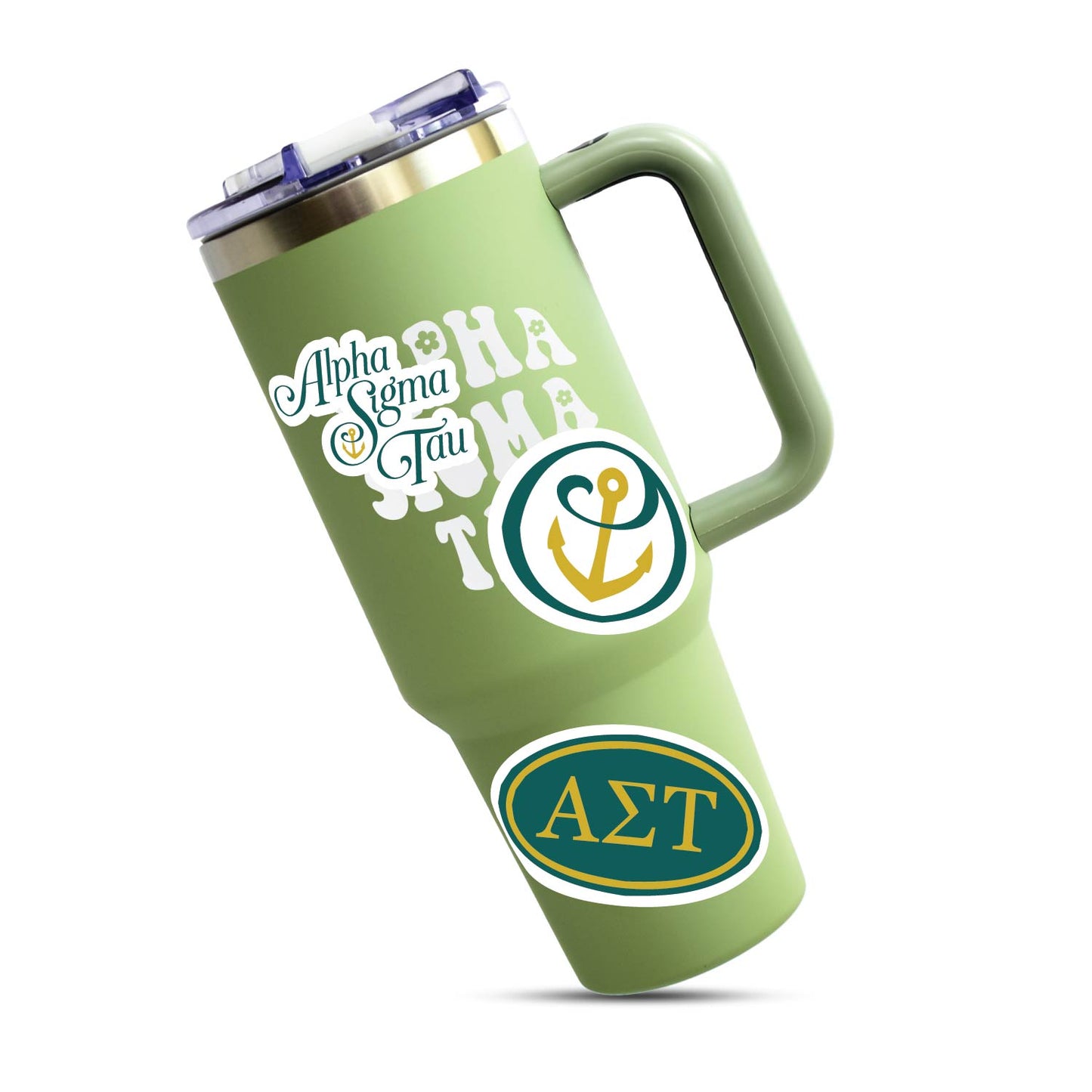 Alpha Sigma Tau Sorority Sticker Sheet- Brand Focus
