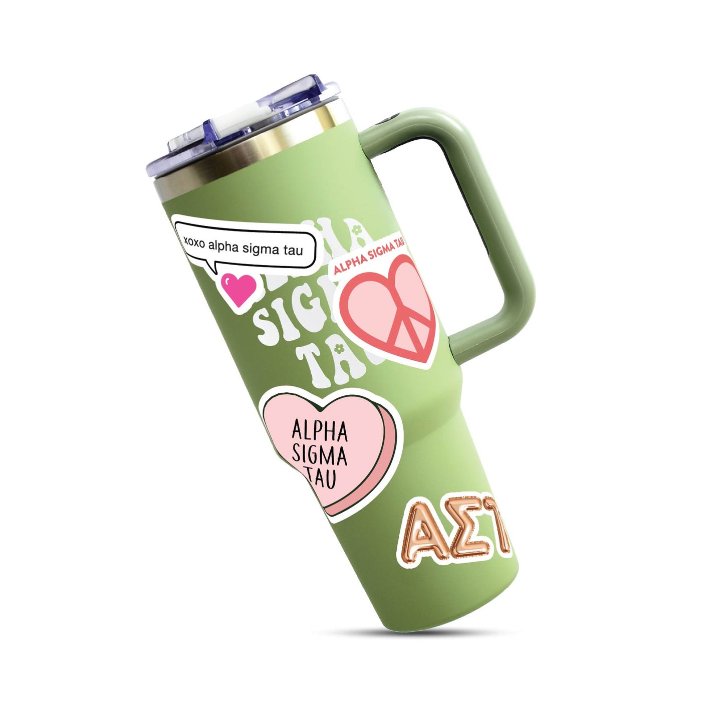 Alpha Sigma Tau- Sticker Sheet- Love Theme