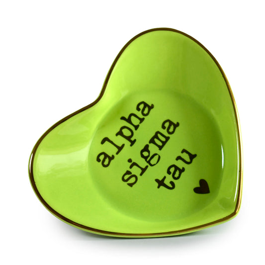 Alpha Sigma Tau Ceramic Ring Dish