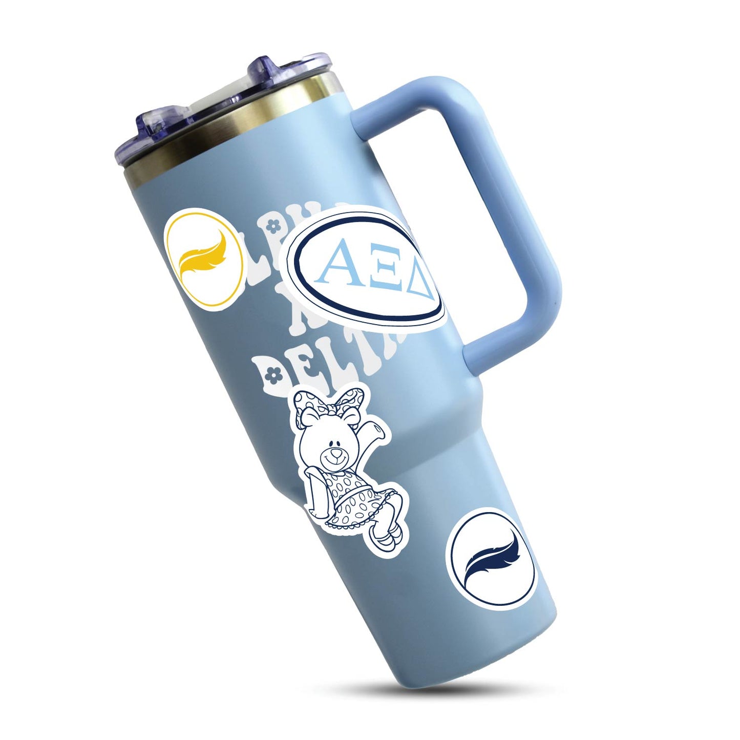 Alpha Xi Delta Sorority Sticker Sheet- Brand Focus