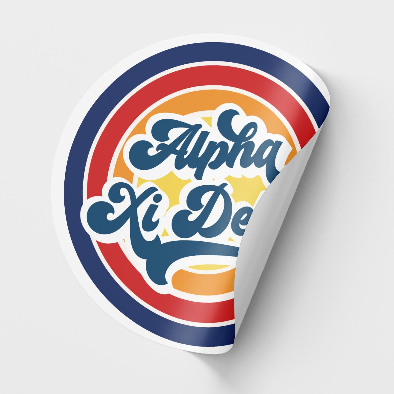 Alpha Xi Delta <br> Retro Sticker Sheet