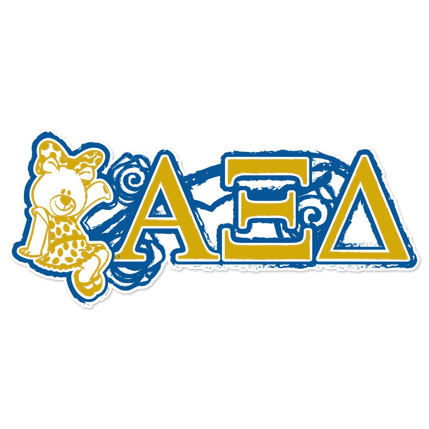 Alpha Xi Delta Laptop Jumbo Sticker/Decal