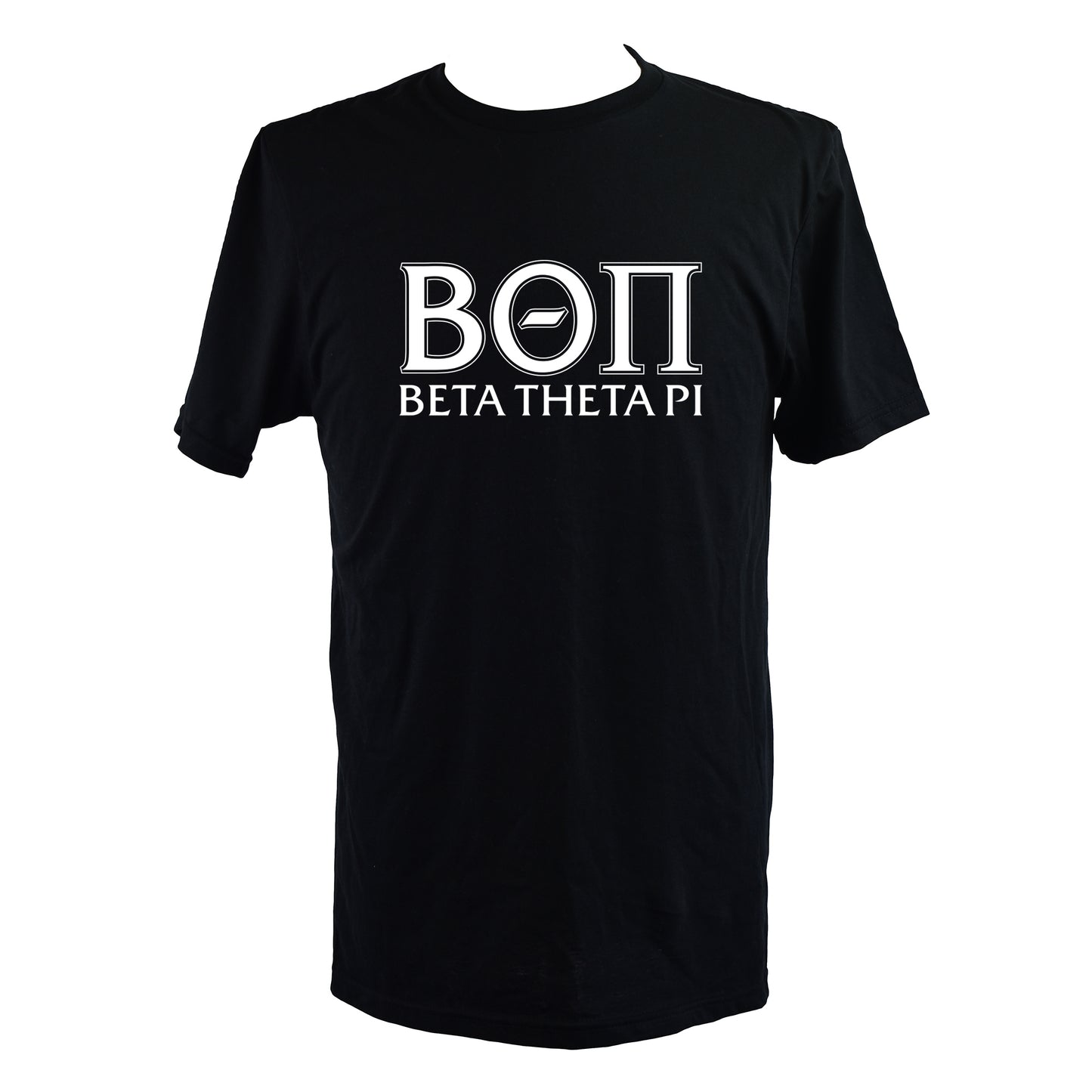 Beta Theta Pi Fraternity T-Shirt- Varsity Greek Letters Design