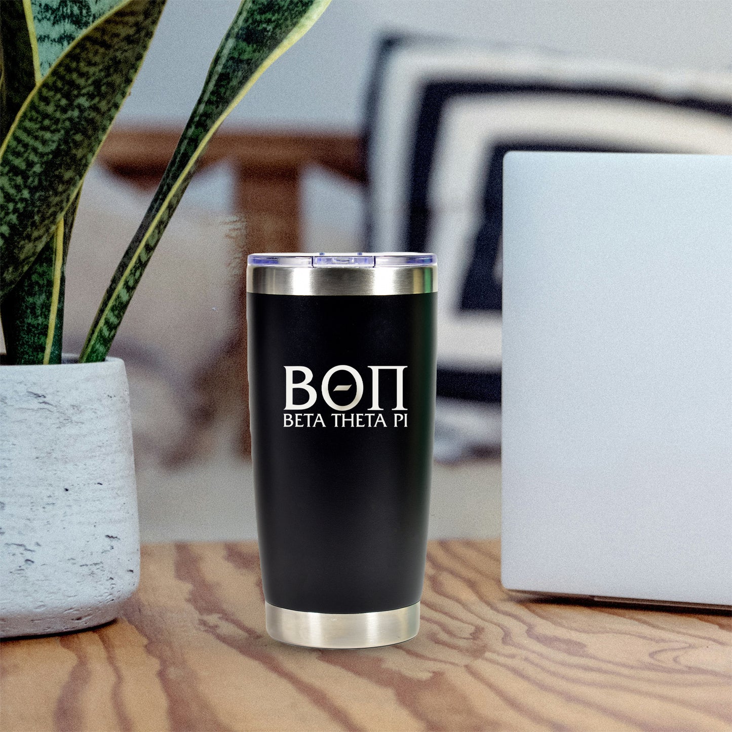 Beta Theta Pi 20 oz. Insulated Tumbler with Greek Letters