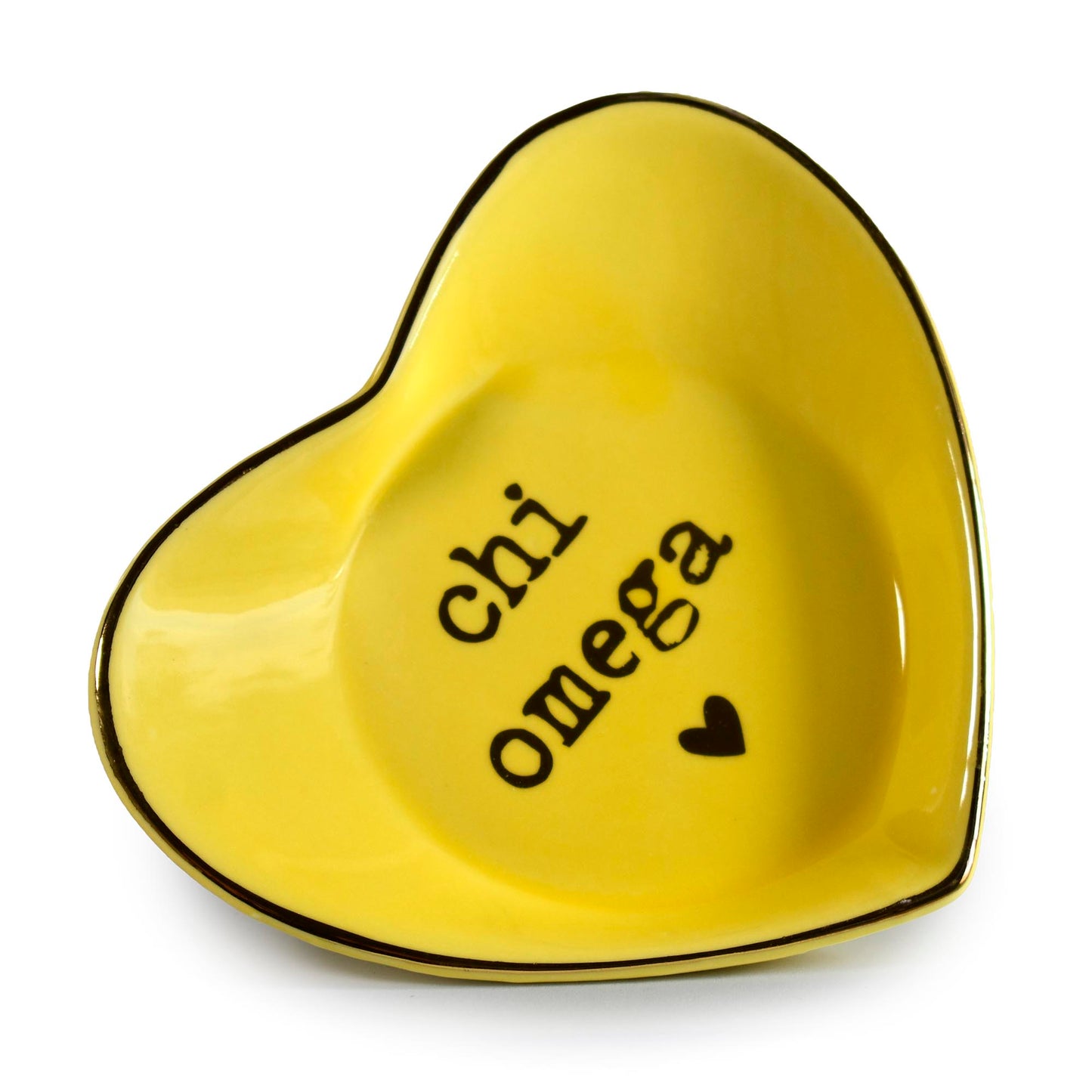 Chi Omega Ceramic Ring Dish