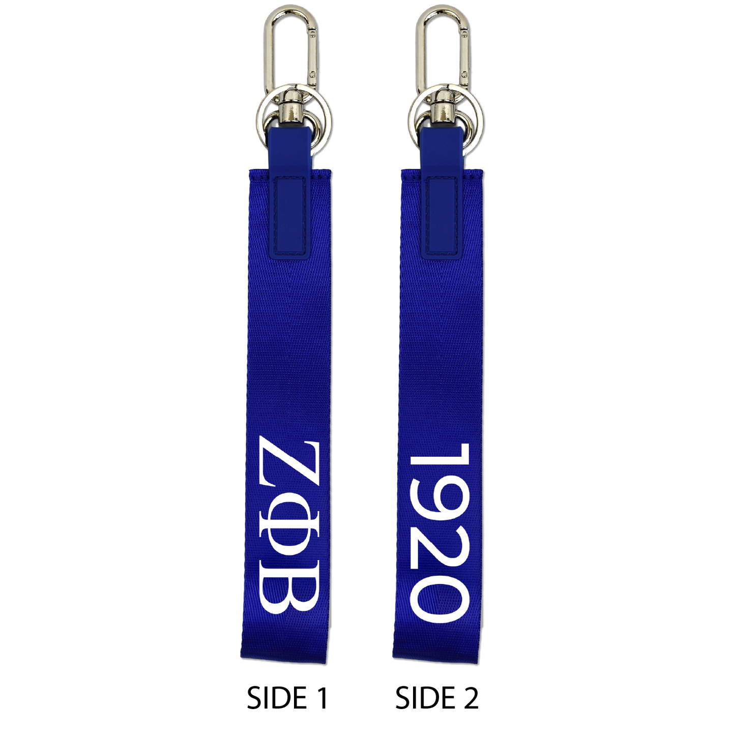 Zeta Phi Beta Keychain- Hands-Free Wristlet Lanyard Style
