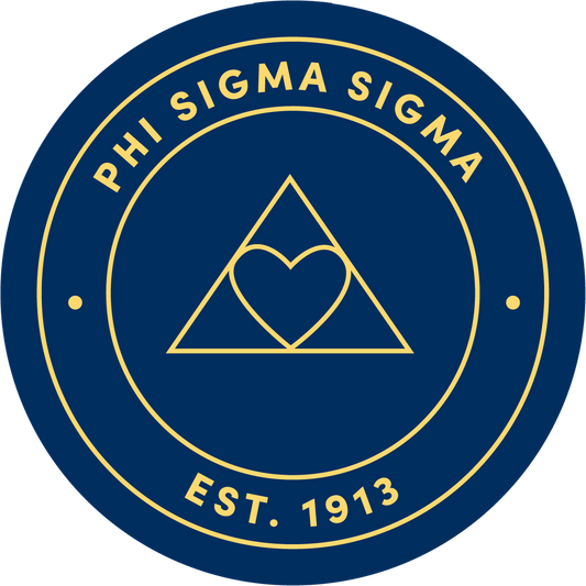 Phi Sigma Sigma Sorority Car Decal Sticker- Full Color Circle Logo