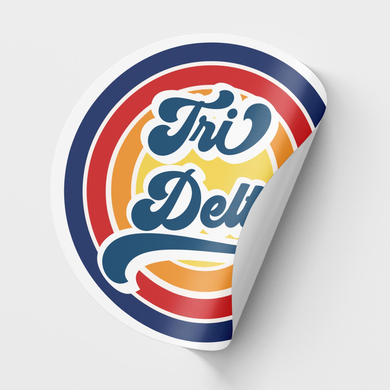 Delta Delta Delta <br> Retro Sticker Sheet