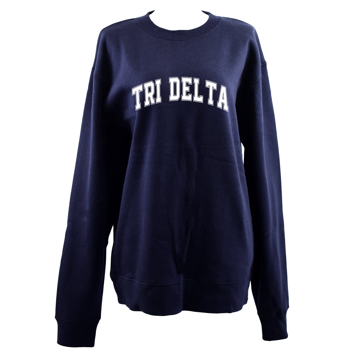 Delta Delta Delta Sweatshirt- Crewneck Varsity Letters Design