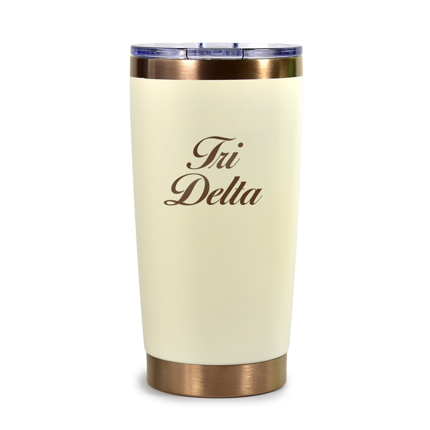 Delta Delta Delta 20 oz. Insulated Tumbler with Sorority Name
