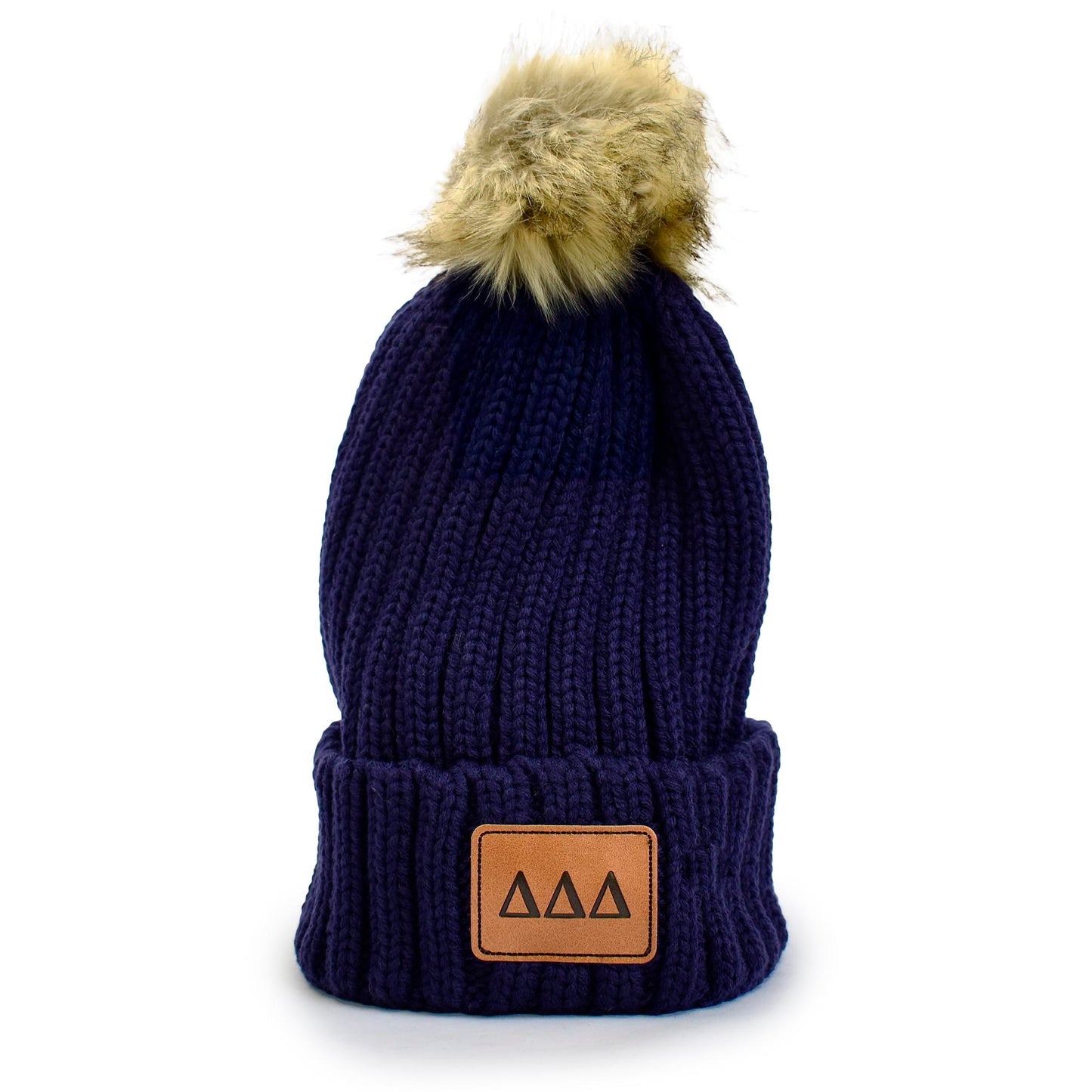 Delta Delta Delta Pom Pom Beanie Hat