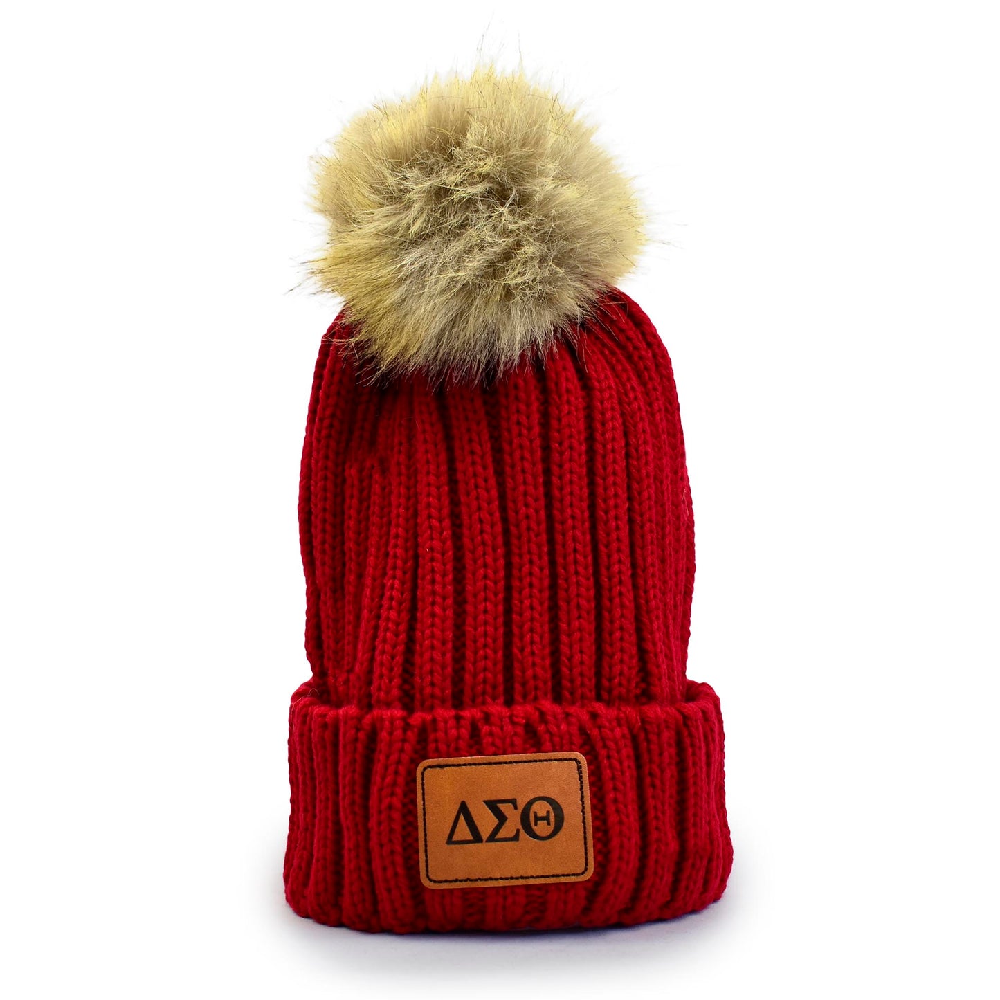 Delta Sigma Theta Pom Pom Beanie Hat