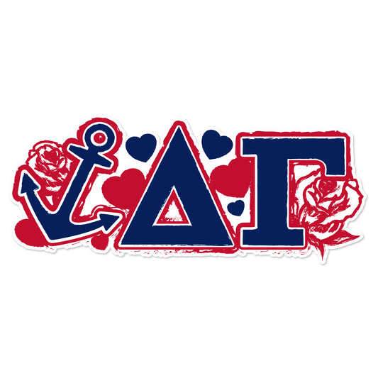 Delta Gamma Laptop Jumbo Sticker/Decal
