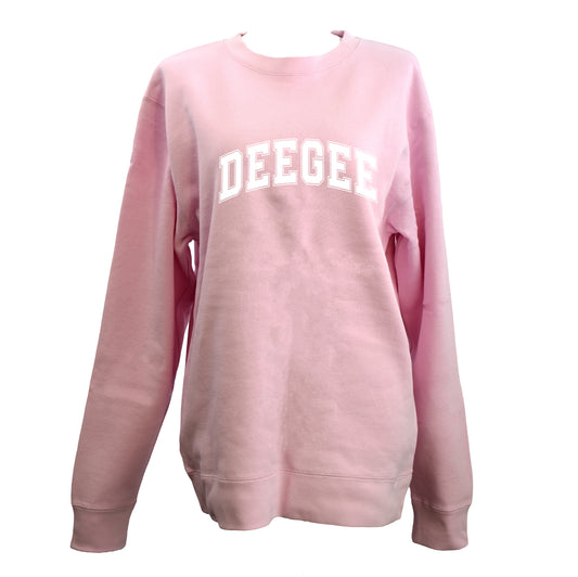 Delta Gamma Sweatshirt- Crewneck Varsity Letters Design