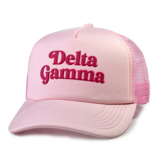 Delta Gamma Baseball Cap, Mesh Trucker-Style Hat