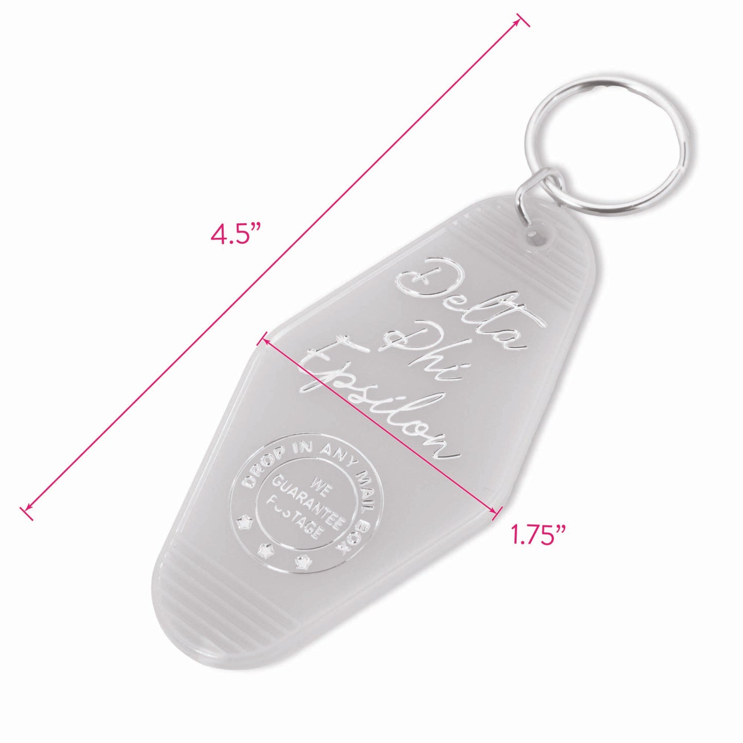 Alpha Xi Delta Motel Keychain