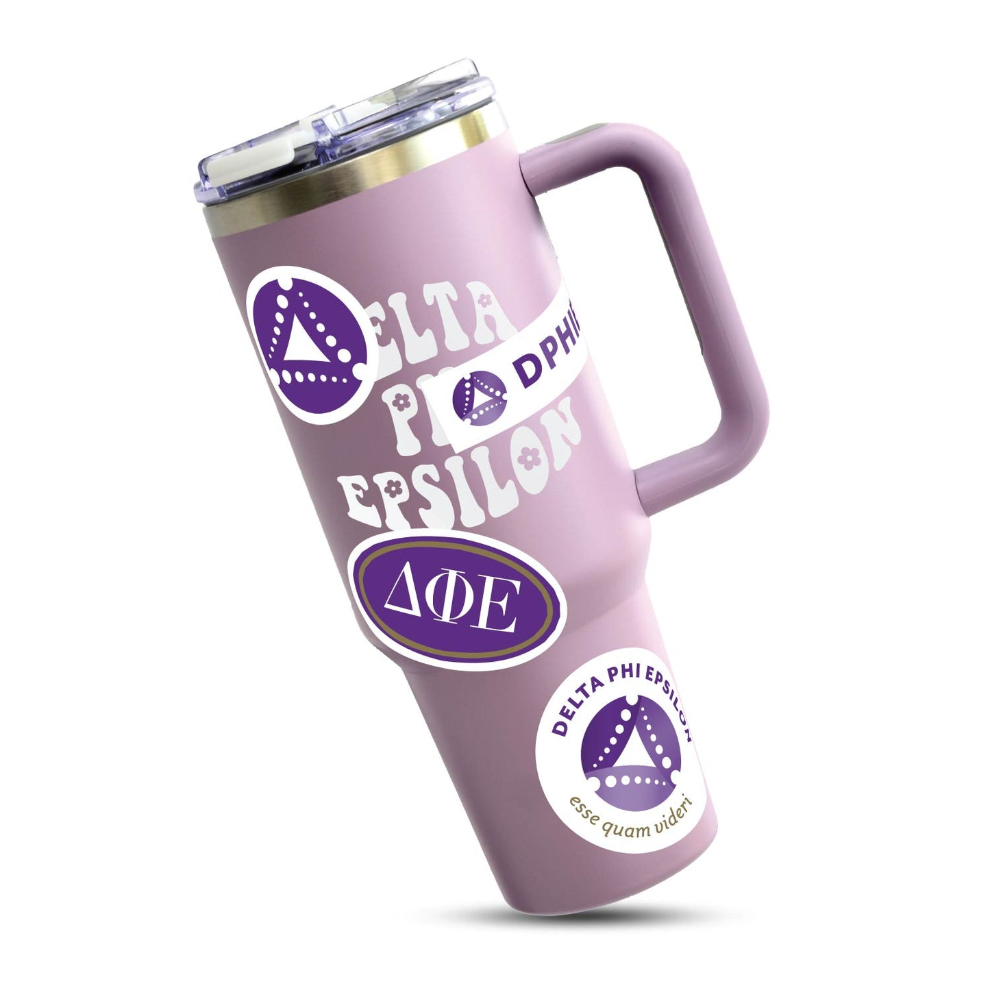 Delta Phi Epsilon Sorority Sticker Sheet- Brand Focus