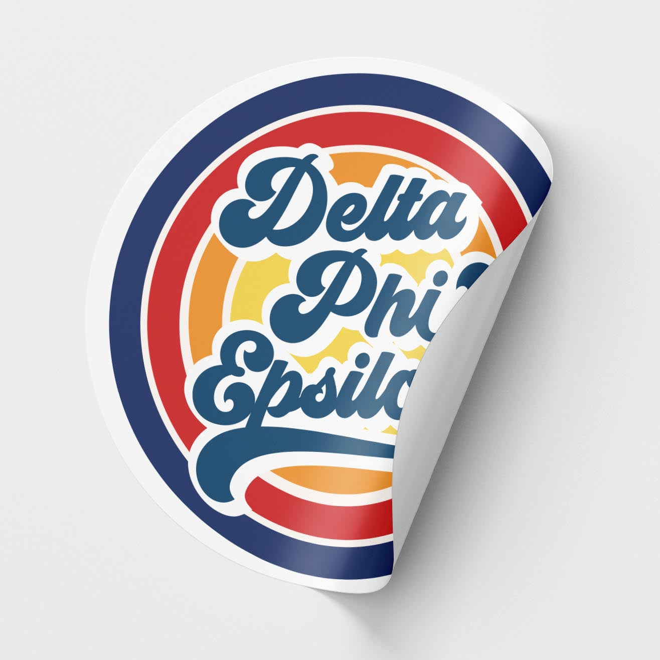 Delta Phi Epsilon <br> Retro Sticker Sheet