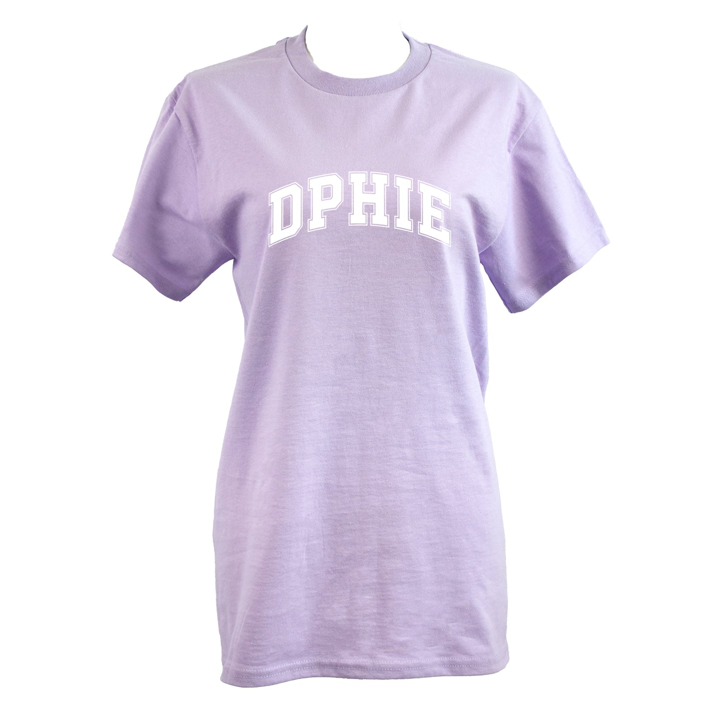 Delta Phi Epsilon Sorority T-Shirt- Varsity Design