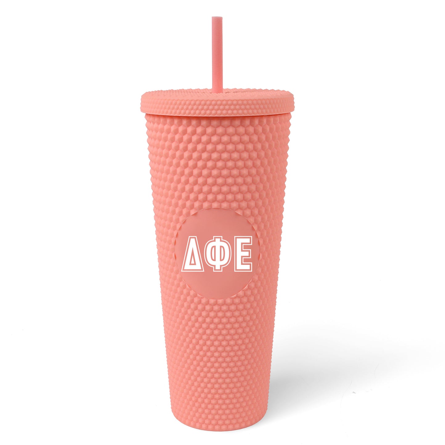 Delta Phi Epsilon Studded Tumbler