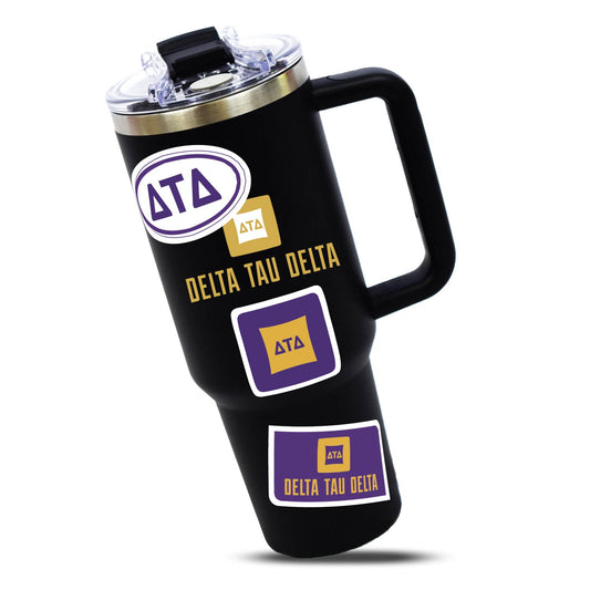 Delta Tau Delta Fraternity Brand Focus Sticker Sheet