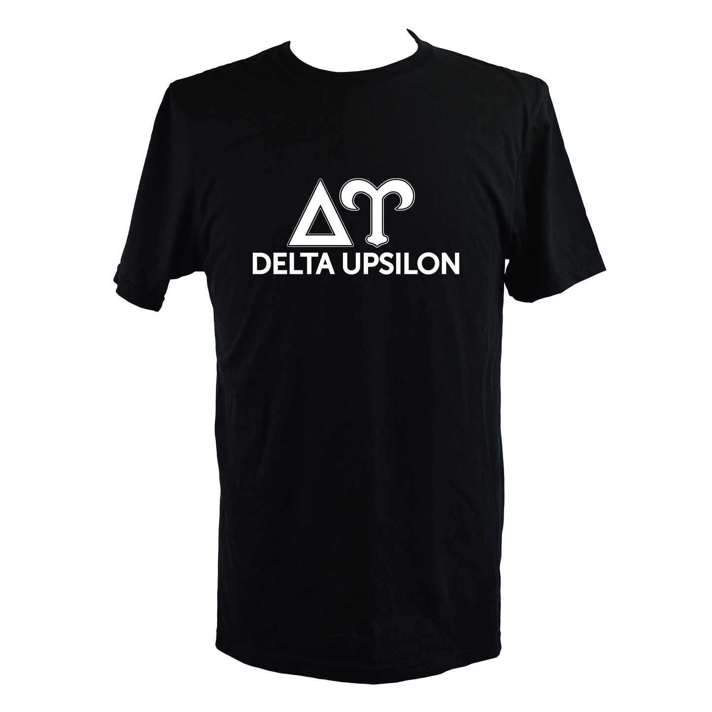 Delta Upsilon Fraternity T-Shirt- Varsity Greek Letters Design
